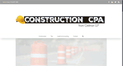 Desktop Screenshot of constructioncpa.com