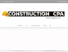 Tablet Screenshot of constructioncpa.com